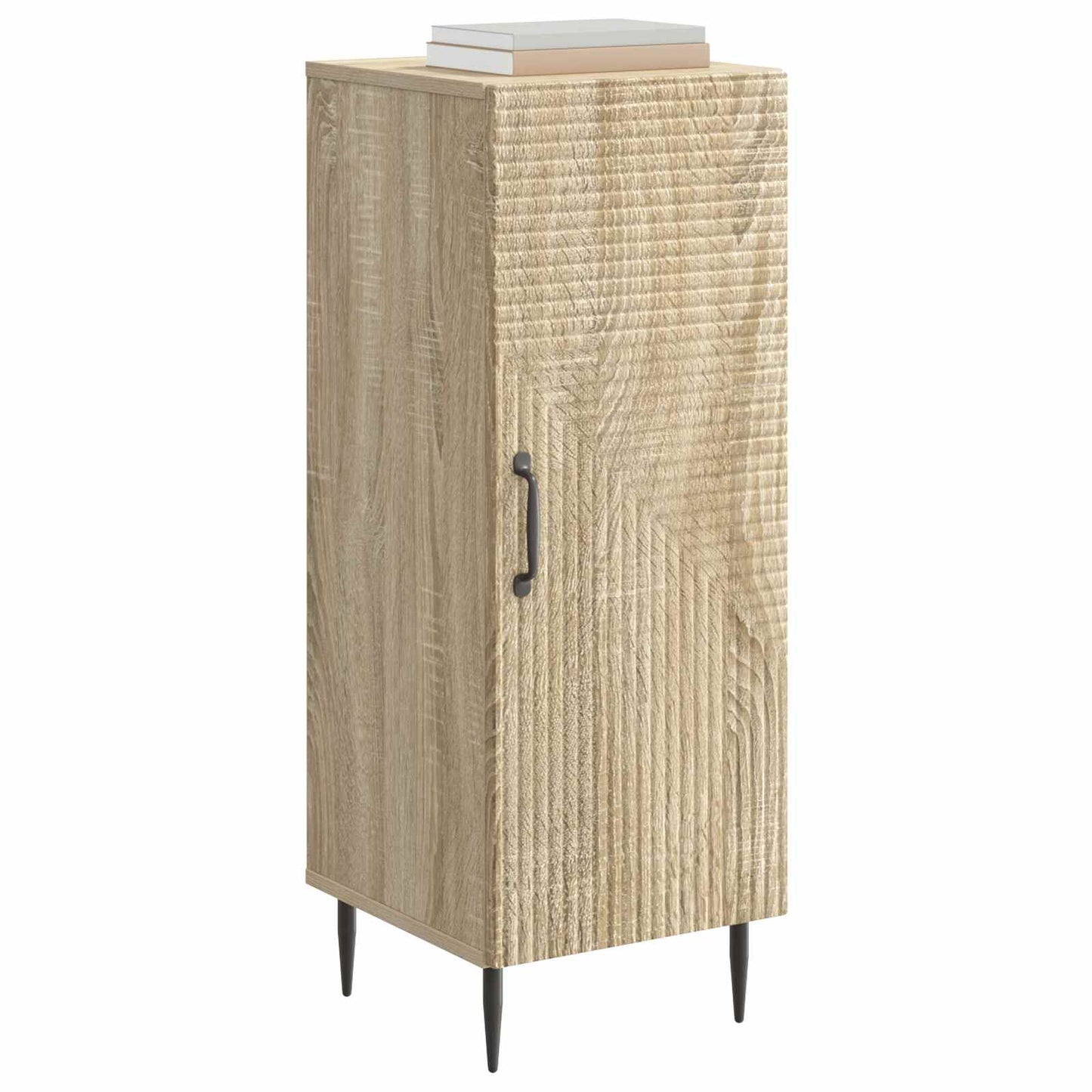 vidaXL Sideboard Sonoma Oak 33 x 34.5 x 89.5 cm Engineered Wood 3