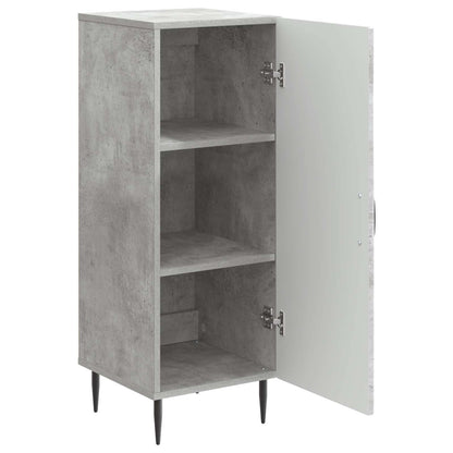 vidaXL Sideboard Concrete Grey 33 x 34.5 x 89.5 cm Engineered Wood 5