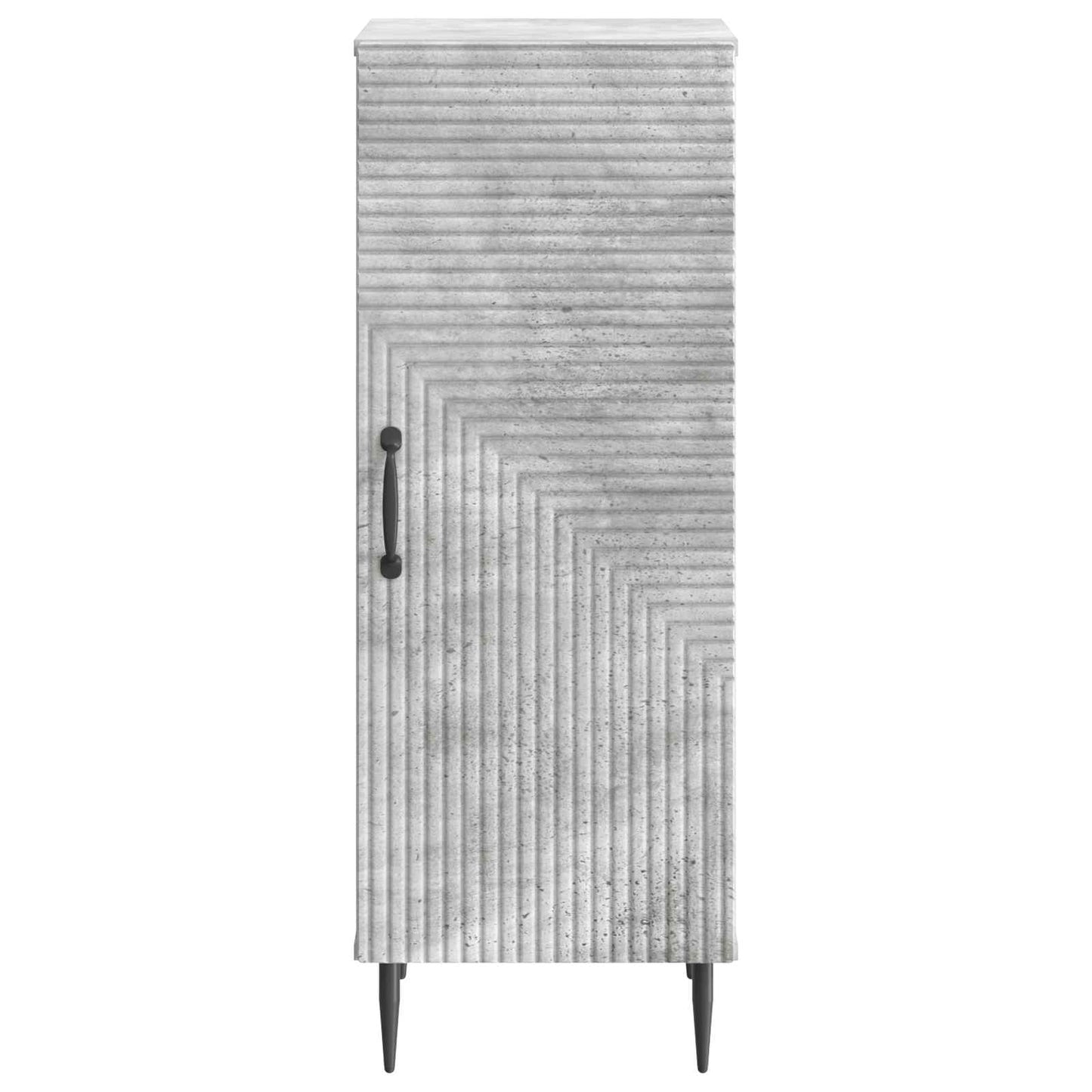 vidaXL Sideboard Concrete Grey 33 x 34.5 x 89.5 cm Engineered Wood 6