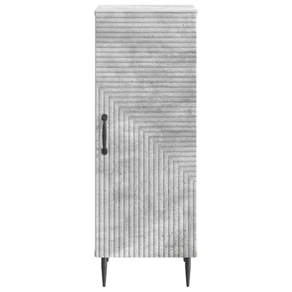 vidaXL Sideboard Concrete Grey 33 x 34.5 x 89.5 cm Engineered Wood 6