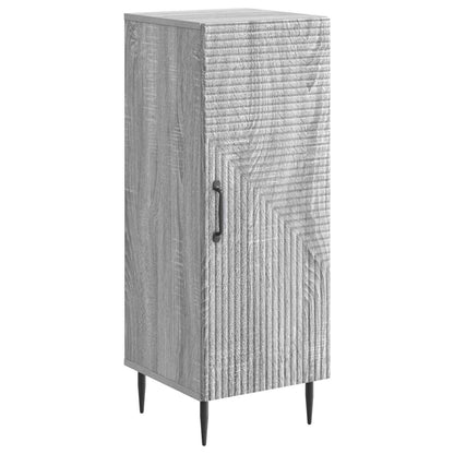 vidaXL Sideboard Grey Sonoma 33 x 34.5 x 89.5 cm Engineered Wood 2