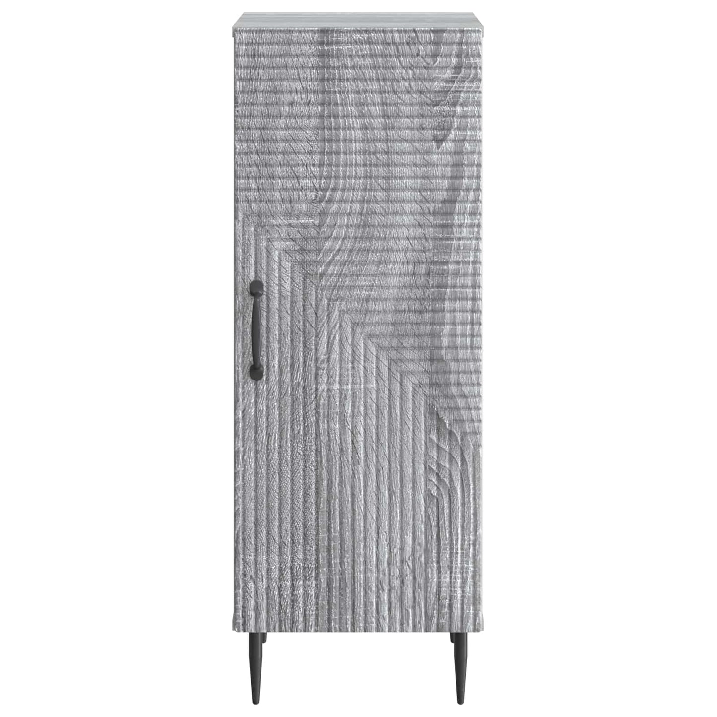 vidaXL Sideboard Grey Sonoma 33 x 34.5 x 89.5 cm Engineered Wood 6