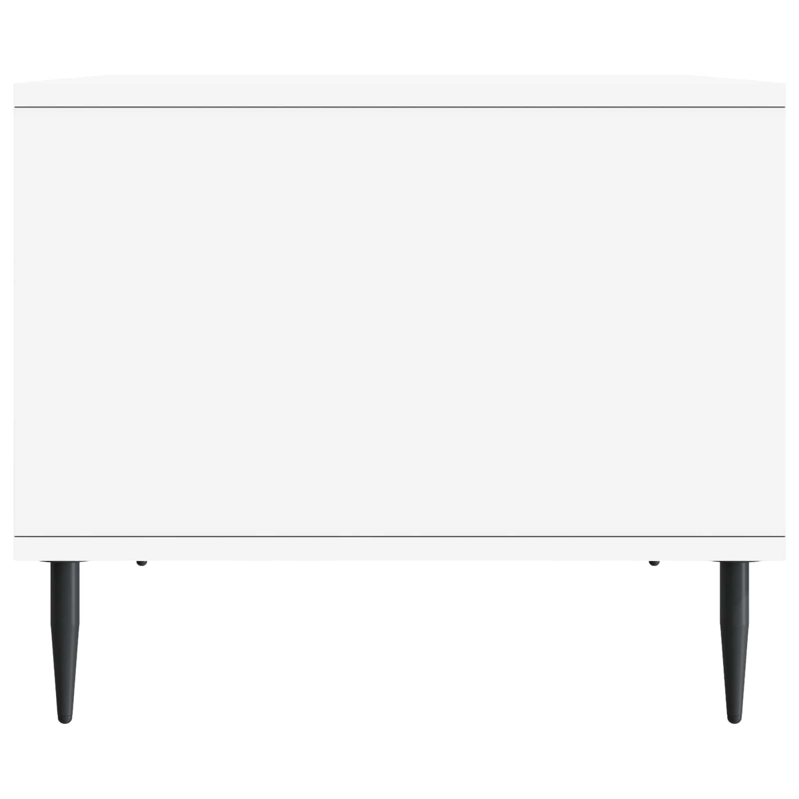 vidaXL Coffee Table White 90 x 50 x 40 cm Engineered Wood 6