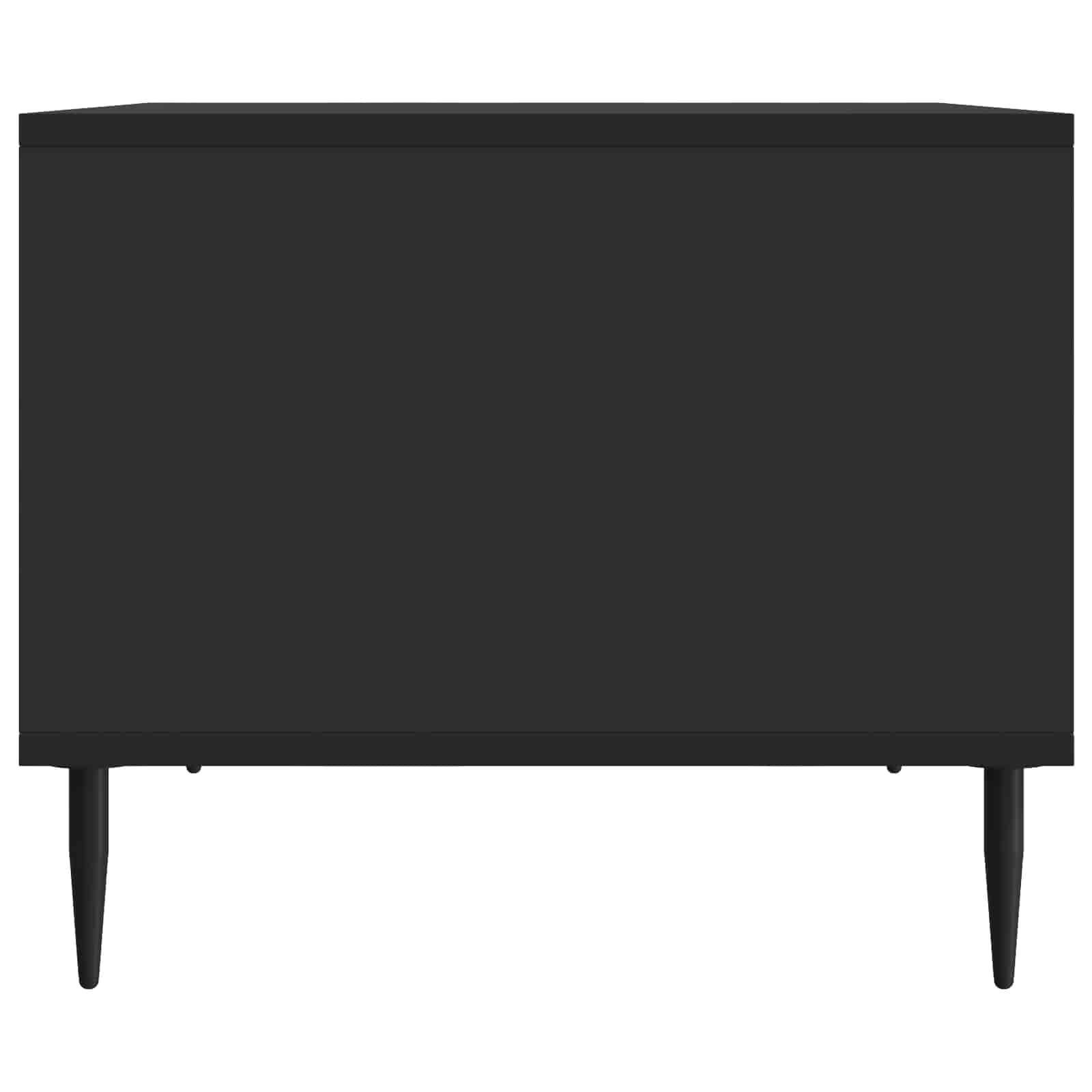 vidaXL Coffee Table Black 90 x 50 x 40 cm Engineered Wood 6