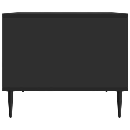 vidaXL Coffee Table Black 90 x 50 x 40 cm Engineered Wood 6
