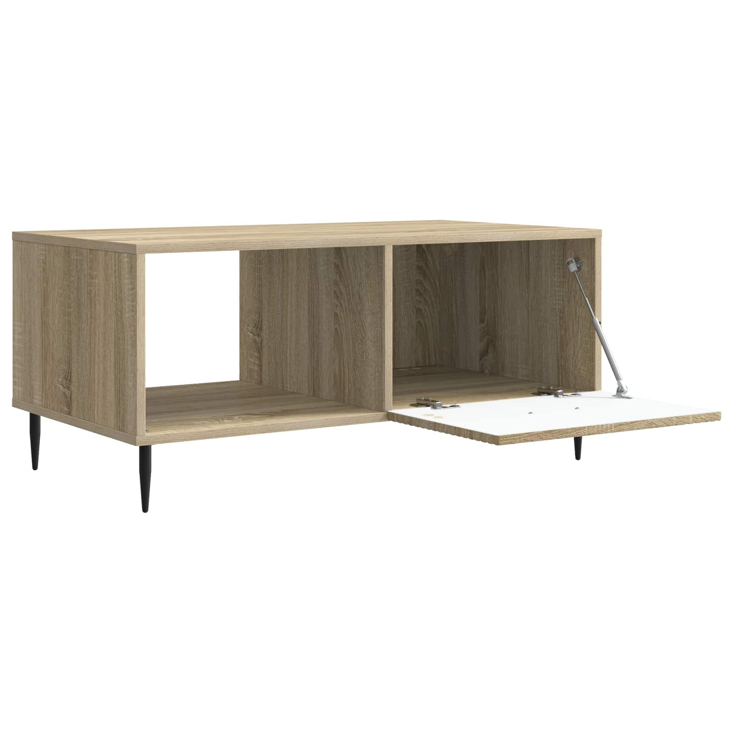 vidaXL Coffee Table Sonoma Oak 90 x 50 x 40 cm Engineered Wood 4