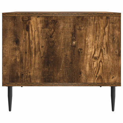 vidaXL Coffee Table Smoked Oak 90 x 50 x 40 cm Engineered Wood 6