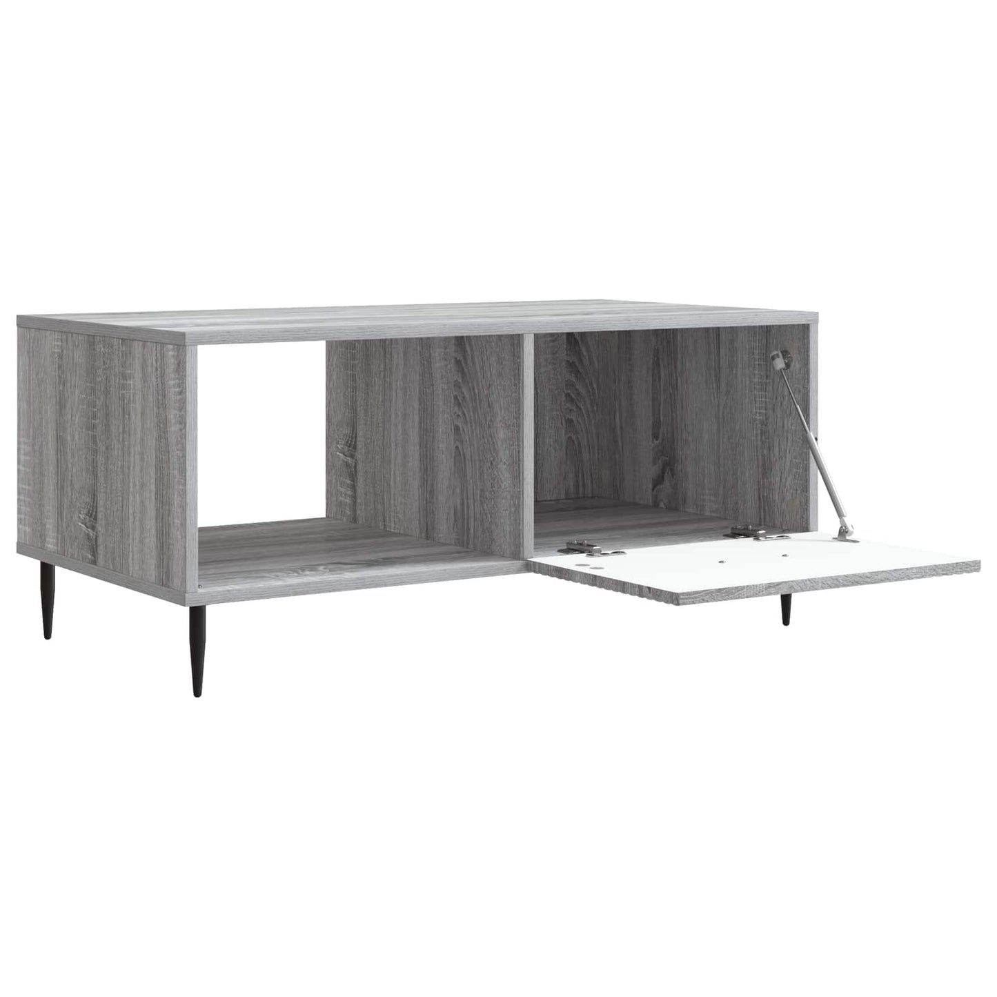vidaXL Coffee Table Grey Sonoma 90 x 50 x 40 cm Engineered Wood 4