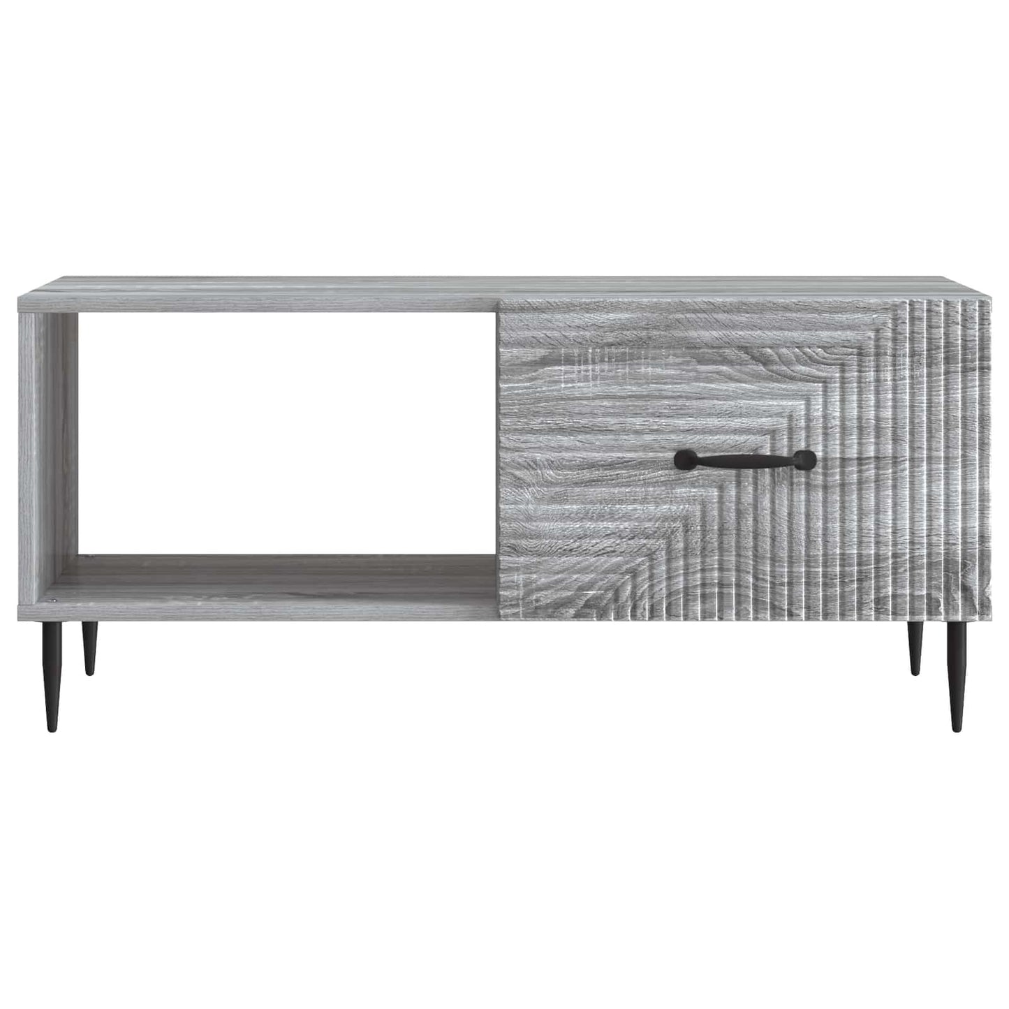 vidaXL Coffee Table Grey Sonoma 90 x 50 x 40 cm Engineered Wood 5