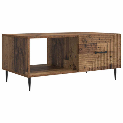 vidaXL Coffee Table Old Wood 90 x 50 x 40 cm Engineered Wood 2