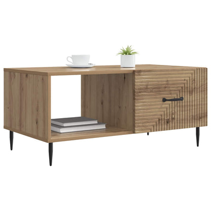 vidaXL Coffee Table Artisan Oak 90 x 50 x 40 cm Engineered Wood 3