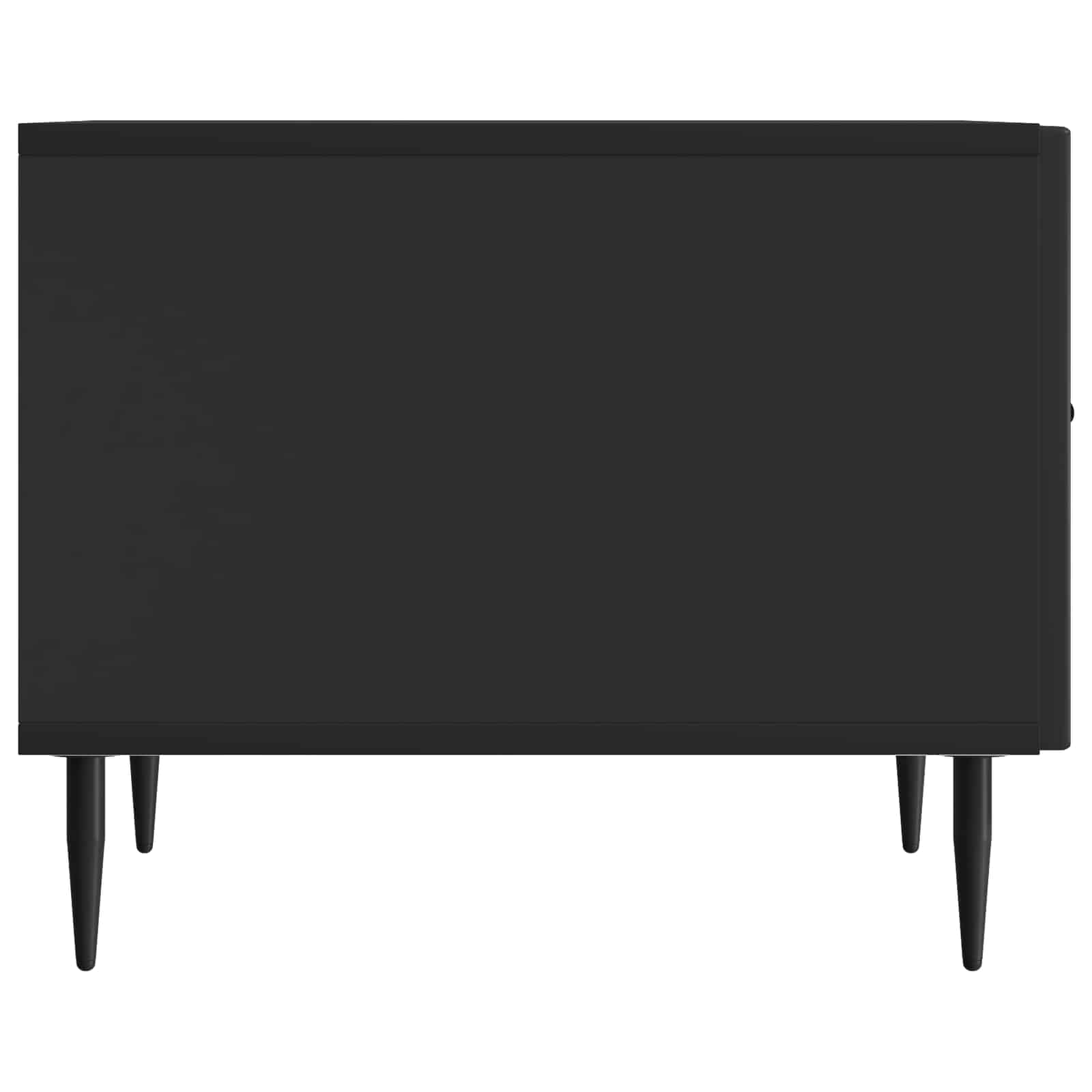vidaXL Coffee Table with Drawer Black 49 x 50 x 40 cm Engineered Wood 6