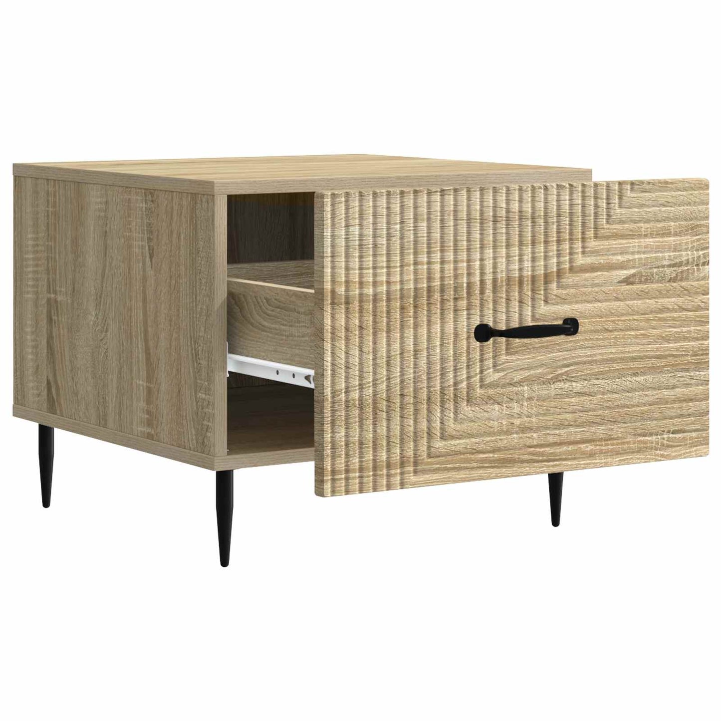 vidaXL Coffee Table Sonoma Oak 49 x 50 x 40 cm Engineered Wood 4