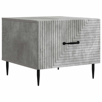 vidaXL Coffee Table Concrete Grey 49 x 50 x 40 cm Engineered Wood 2
