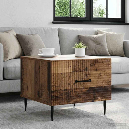 vidaXL Coffee Table Old Wood 49 x 50 x 40 cm Engineered Wood 1