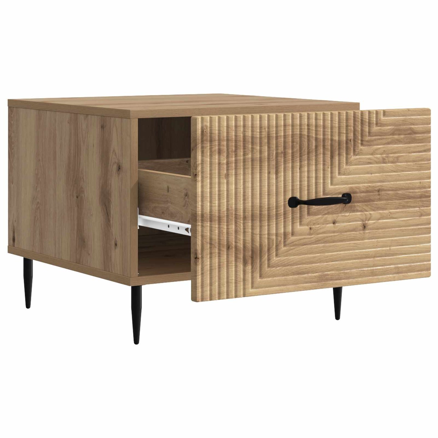 vidaXL Coffee Table Artisan Oak 49 x 50 x 40 cm Engineered Wood 4
