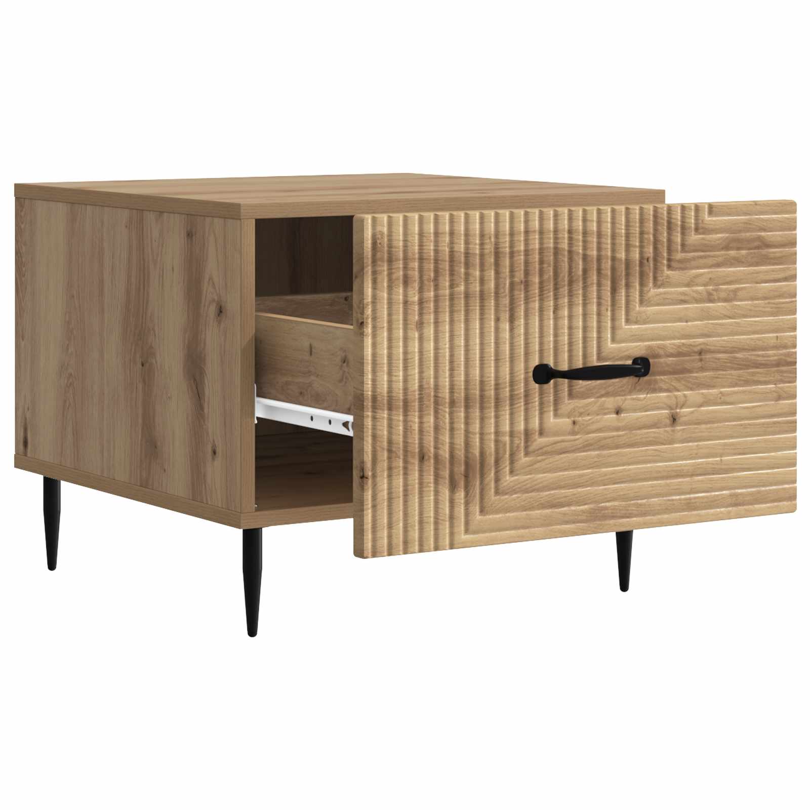 vidaXL Coffee Table Artisan Oak 49 x 50 x 40 cm Engineered Wood 4