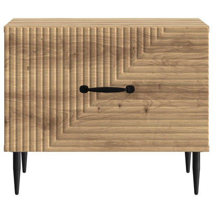 vidaXL Coffee Table Artisan Oak 49 x 50 x 40 cm Engineered Wood 5