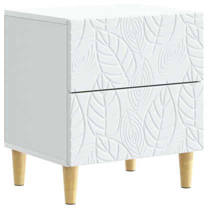 vidaXL Bedside Table White 43 x 34.5 x 48 cm Engineered Wood 2
