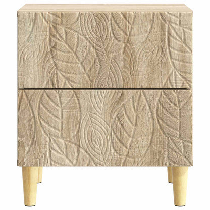 vidaXL Bedside Table Sonoma Oak 43 x 34.5 x 48 cm Engineered Wood 4