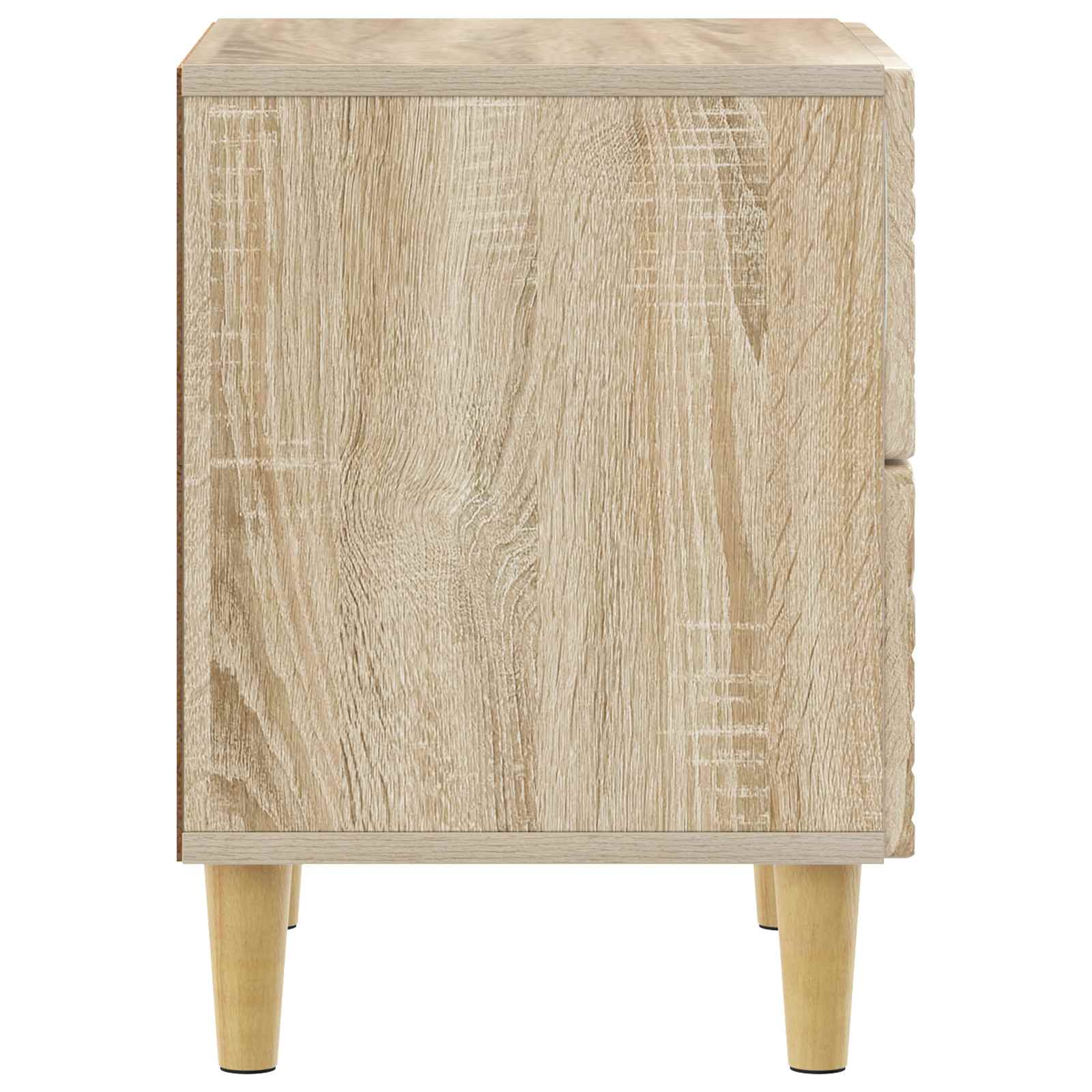 vidaXL Bedside Table Sonoma Oak 43 x 34.5 x 48 cm Engineered Wood 5