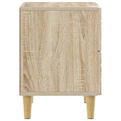 vidaXL Bedside Table Sonoma Oak 43 x 34.5 x 48 cm Engineered Wood 5