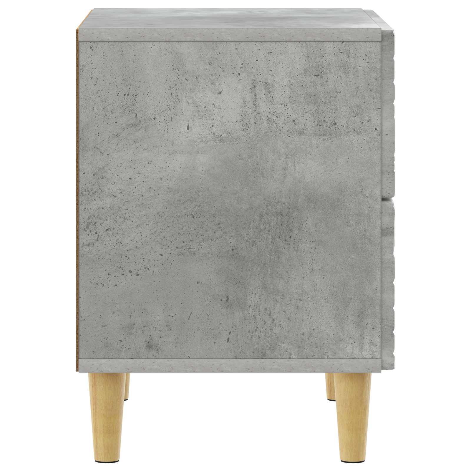 vidaXL Bedside Table Concrete Grey 43 x 34.5 x 48 cm Engineered Wood 5