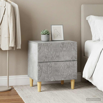 vidaXL Bedside Table 43 x 34.5 x 48 cm Engineered Wood