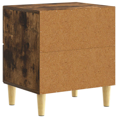 vidaXL Bedside Table Smoked Oak 43 x 34.5 x 48 cm Engineered Wood 6