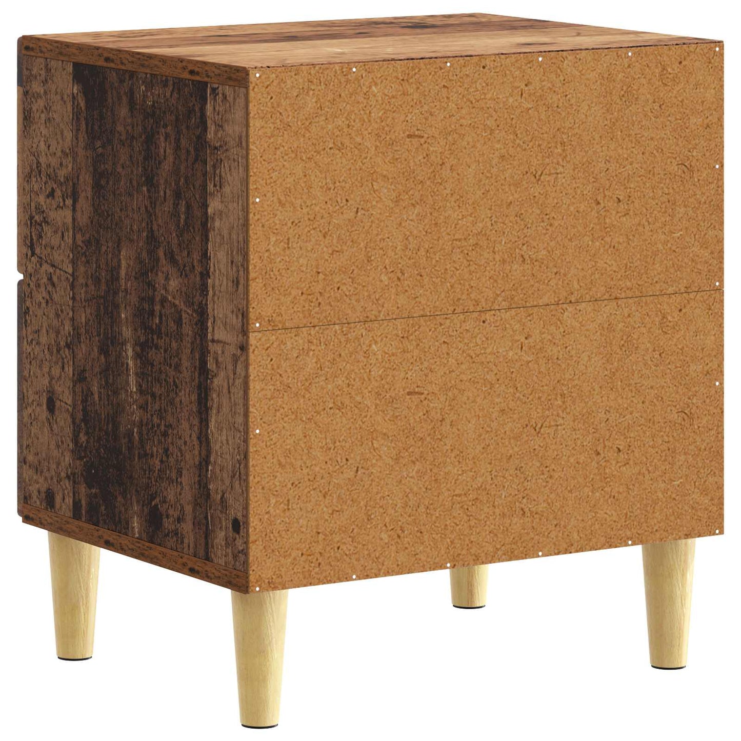 vidaXL Bedside Table Old Wood 43 x 34.5 x 48 cm Engineered Wood 6