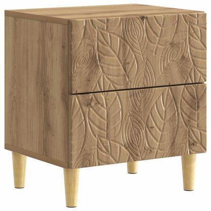 vidaXL Bedside Table Artisan Oak 43 x 34.5 x 48 cm Engineered Wood 2
