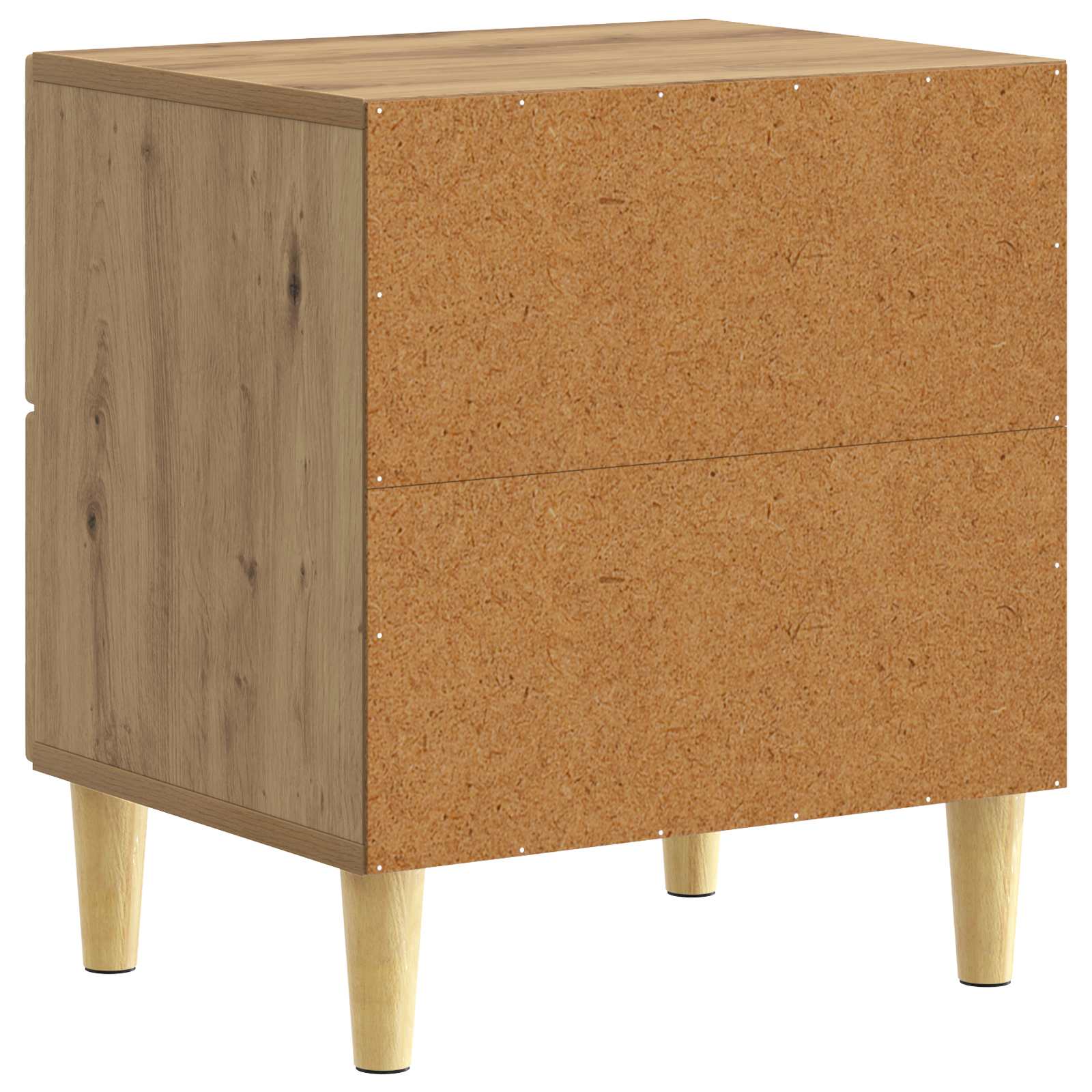 vidaXL Bedside Table Artisan Oak 43 x 34.5 x 48 cm Engineered Wood 6