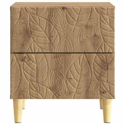 vidaXL Bedside Table Artisan Oak 43 x 34.5 x 48 cm Engineered Wood 4