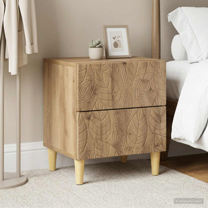 vidaXL Bedside Table 43 x 34.5 x 48 cm Engineered Wood