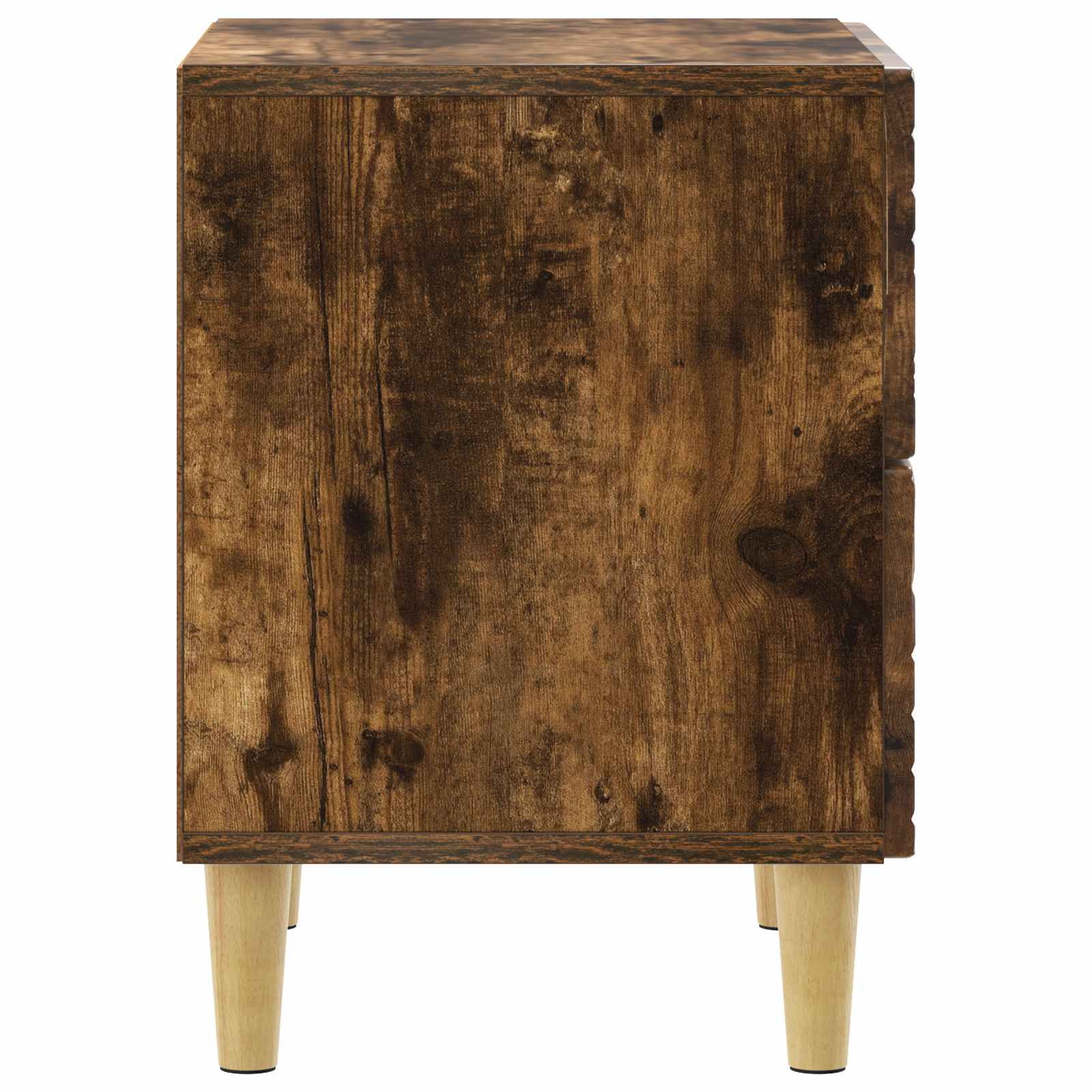 vidaXL Bedside Table Smoked Oak 62 x 34.5 x 48 cm Engineered Wood 5
