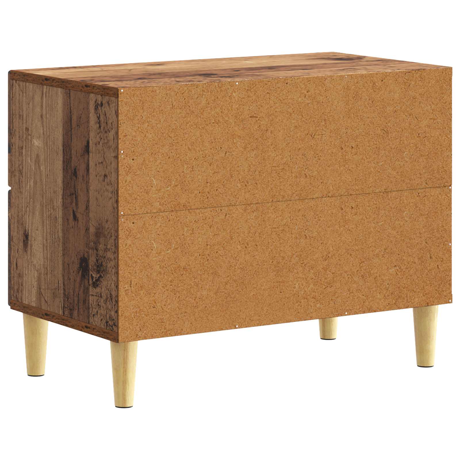 vidaXL Bedside Table Old Wood 62 x 34.5 x 48 cm Engineered Wood 6