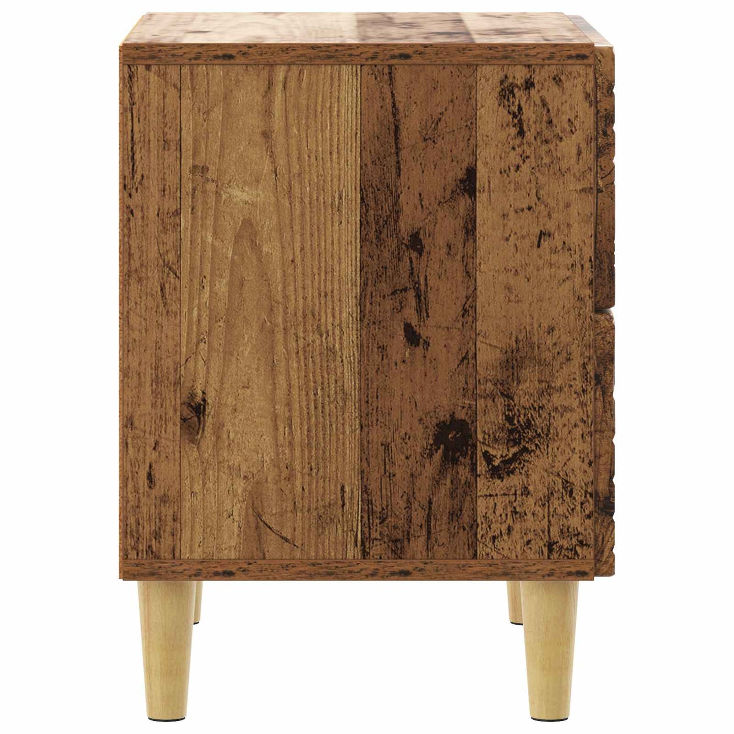 vidaXL Bedside Table Old Wood 62 x 34.5 x 48 cm Engineered Wood 5