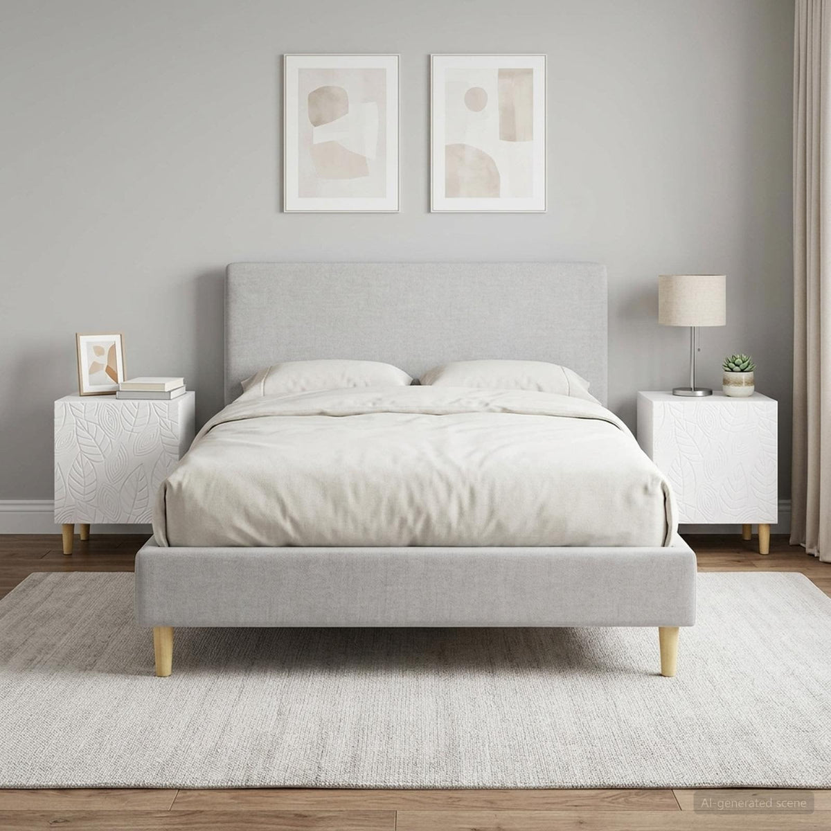 vidaXL Bedside Table 43 x 34.5 x 50 cm Engineered Wood