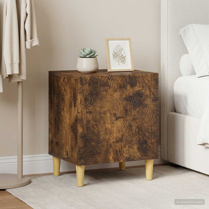 vidaXL Bedside Table 43 x 34.5 x 50 cm Engineered Wood