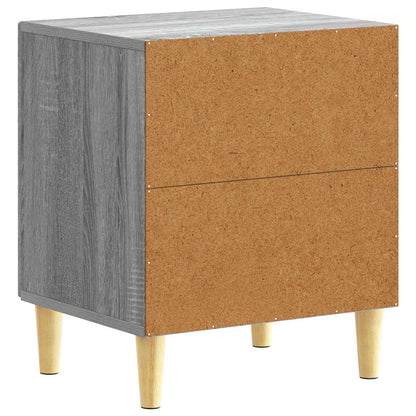 vidaXL Bedside Table Grey Sonoma 43 x 34.5 x 50 cm Engineered Wood 6