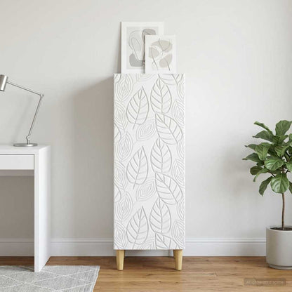 vidaXL Sideboard White 33 x 34.5 x 90 cm Engineered Wood 1
