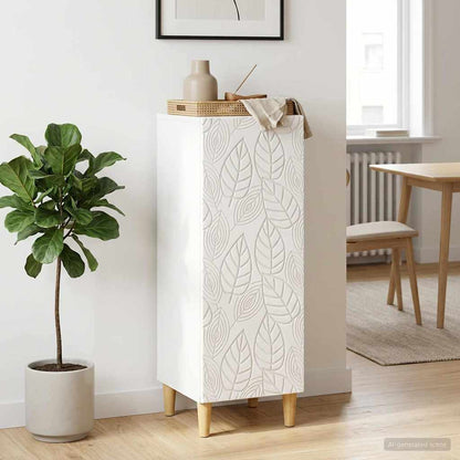 vidaXL Sideboard White 33 x 34.5 x 90 cm Engineered Wood 3
