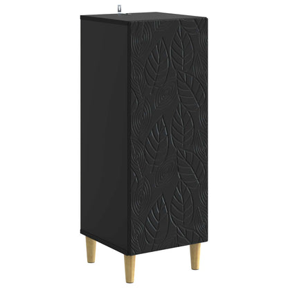 vidaXL Sideboard Black 33 x 34.5 x 90 cm Engineered Wood 2