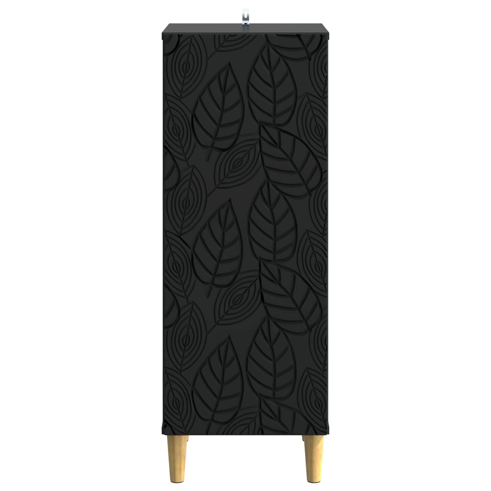 vidaXL Sideboard Black 33 x 34.5 x 90 cm Engineered Wood 5