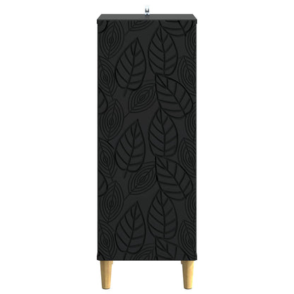 vidaXL Sideboard Black 33 x 34.5 x 90 cm Engineered Wood 5