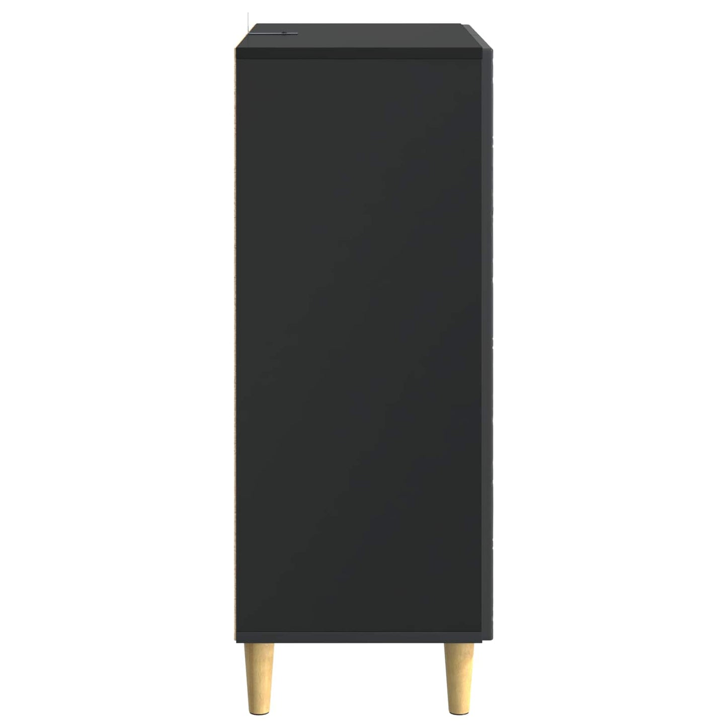 vidaXL Sideboard Black 33 x 34.5 x 90 cm Engineered Wood 6