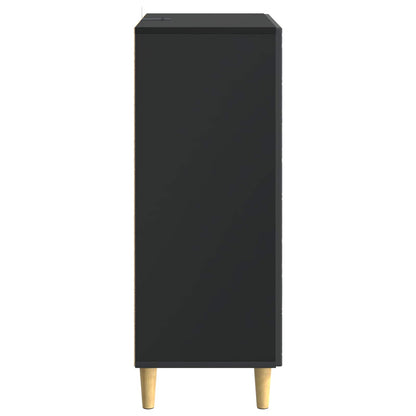 vidaXL Sideboard Black 33 x 34.5 x 90 cm Engineered Wood 6