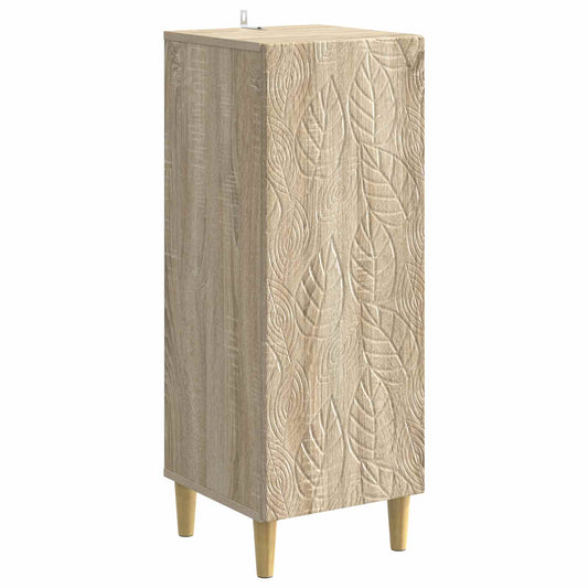 vidaXL Sideboard Sonoma Oak 33 x 34.5 x 90 cm Engineered Wood 2