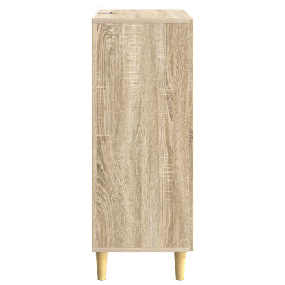vidaXL Sideboard Sonoma Oak 33 x 34.5 x 90 cm Engineered Wood 6