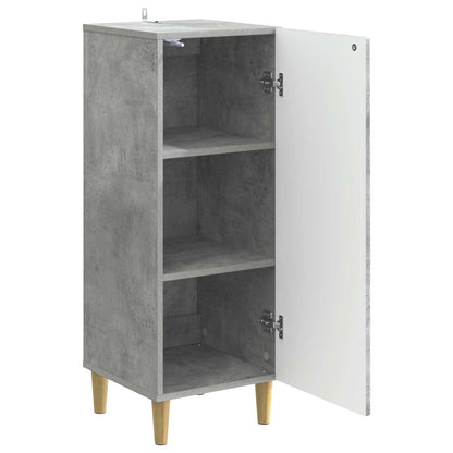 vidaXL Sideboard Concrete Grey 33 x 34.5 x 90 cm Engineered Wood 4